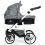 Venicci New White Chassis 3in1 Travel System-Denim Grey (New 2017)