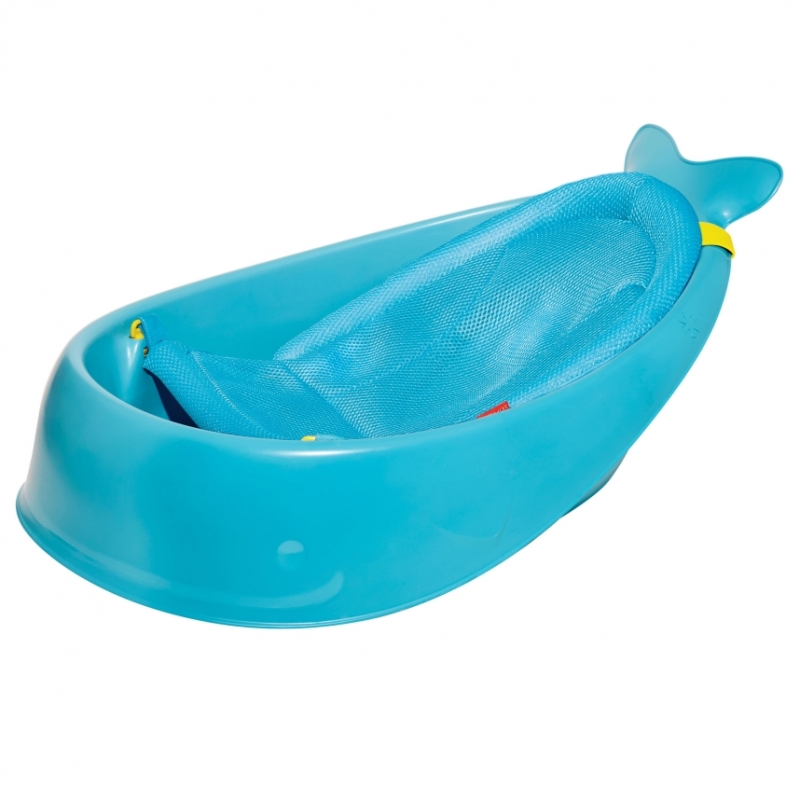 Image of Skip Hop Moby Smart Sling 3 Stage bathtub-Blue