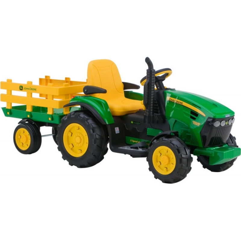 Peg Perego John Deere Ground Force Tractor with Trailer 