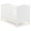 Obaby Whitby Cot Bed-White (New 2017) + FREE Sprung Mattress Worth £59.99