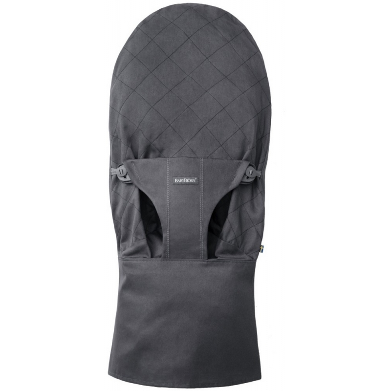 BabyBjorn Fabric Seat For Bouncer Bliss-Anthracite Cotton