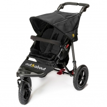 Out n About Nipper Single 360 V4 Stroller-Raven Black WITH FREE RAIN COVER
