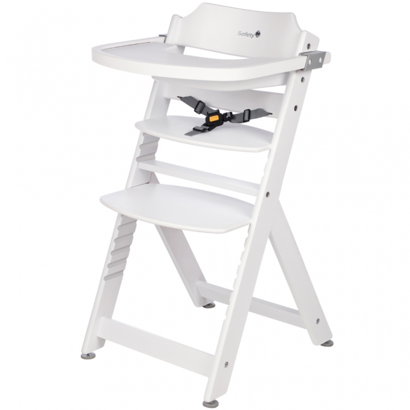 Safety 1st Timba Wooden Highchair-White (New)