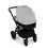 Ickle Bubba Stomp V3 Black Frame All-in-one Travel System With Isofix Base-Silver
