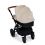 Ickle Bubba Stomp V3 Black Frame All-in-one Travel System With Isofix Base-Sand