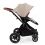 Ickle Bubba Stomp V3 Black Frame All-in-one Travel System With Isofix Base-Sand