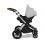 Ickle Bubba Stomp V3 Silver Frame All-in-one Travel System With Isofix Base-Silver