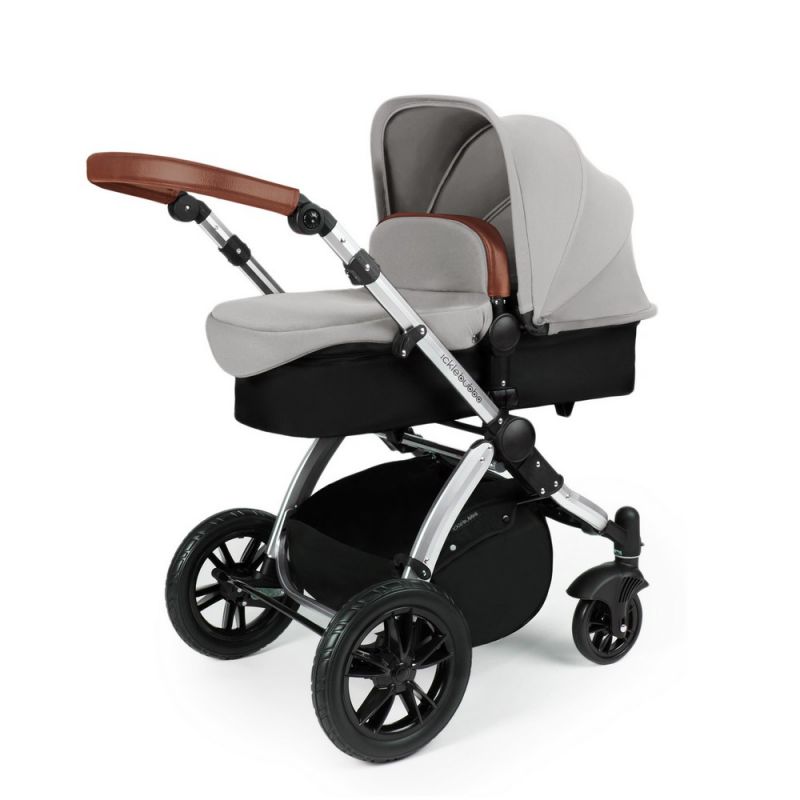 Ickle Bubba Stomp V3 Silver Frame Allinone Travel System With Isofix