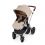 Ickle Bubba Stomp V3 Silver Frame All-in-one Travel System With Isofix Base-Sand