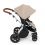 Ickle Bubba Stomp V3 Silver Frame All-in-one Travel System With Isofix Base-Sand