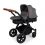Ickle Bubba Stomp V3 Black Frame All-in-one Travel System-Graphite Grey