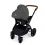 Ickle Bubba Stomp V3 Black Frame All-in-one Travel System-Graphite Grey