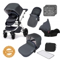Ickle Bubba Stomp V4 All-In-One Travel System-Blueberry Chrome