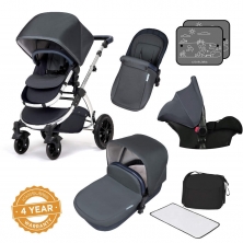 Ickle Bubba Stomp V4 Special Edition All-In-One Travel System-Blueberry Chrome