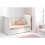 East Coast Alaska Sleigh Cot Bed-White + Underbed Drawer!