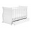 East Coast Alaska Sleigh Cot Bed-White + Underbed Drawer!