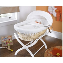 Izziwotnot Cream/Beige Finish (White Bedding)