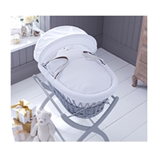 Izziwotnot Grey Finish (White Bedding)