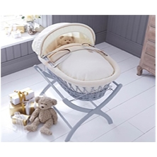 Izziwotnot Grey Finish (Cream Bedding)