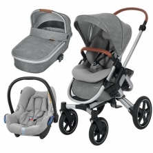 grey double pram