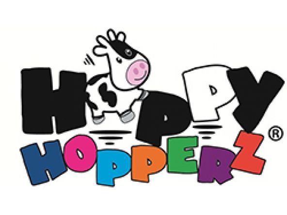 Happy Hopperz Big Face Bull-White