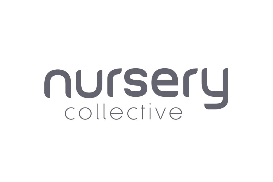 Nursery Collective Nursing Rocking Chair-Quiet Grey/White Legs (NEW)